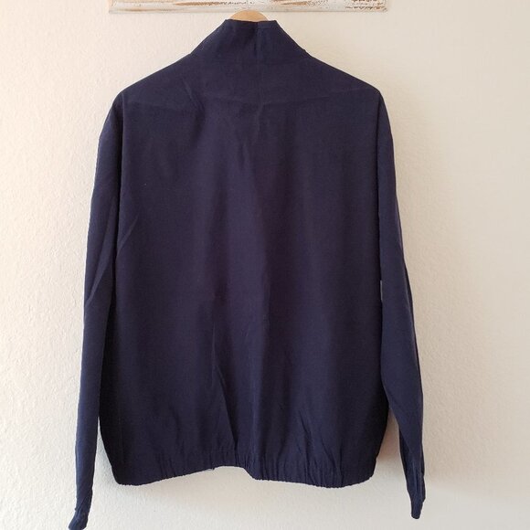 Eddie Bauer Navy Golf Windbreaker - Size L - Picture 2 of 4